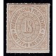 ALEMANIA 1868 CONFEDERACION DE ESTADOS DEL NORTE Yv. 11 ESTAMPILLA NUEVA CON GOMA 50 EUROS